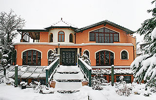 Das Haus im Winter